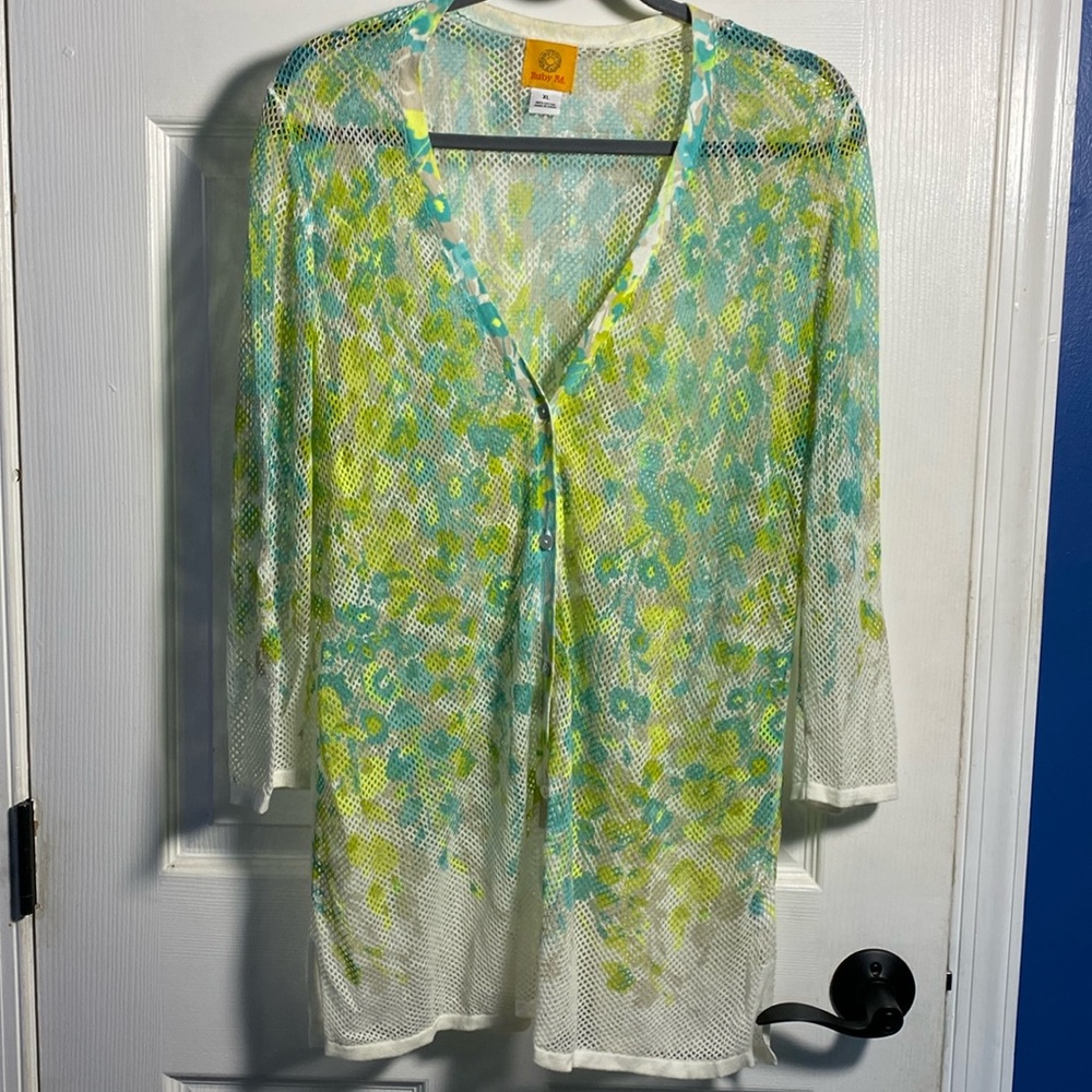 Ruby Road Button Down Cardigan Xl - image 1